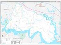 Charles City, Va Wall Map Zip Code
